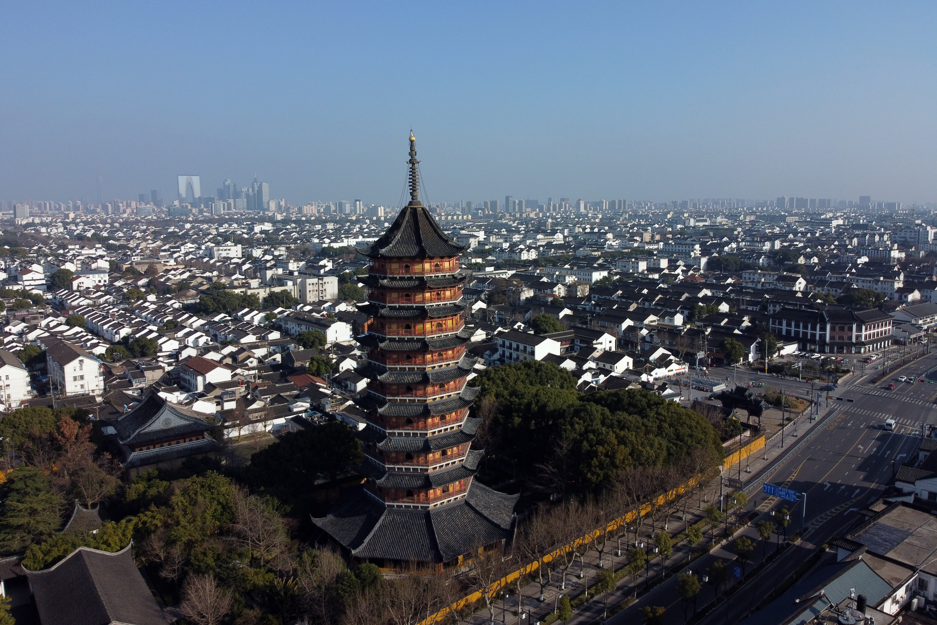 苏州北塔报恩寺图片